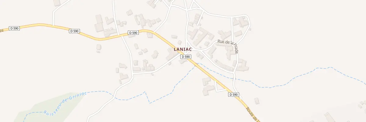 Plan du 5383B Laniac à Siaugues-Sainte-Marie