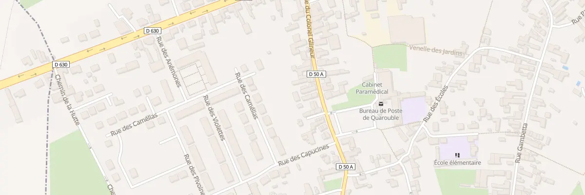 Plan du 83 Rue du Colonel Glineur à Quarouble