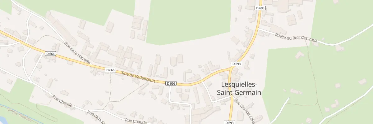 Plan du 10 Rue de Vadencourt à Lesquielles-Saint-Germain