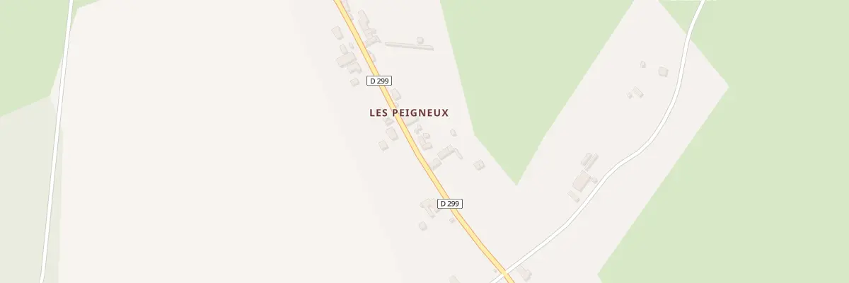 Plan du 26 Les Peigneux à Paray-le-Frésil