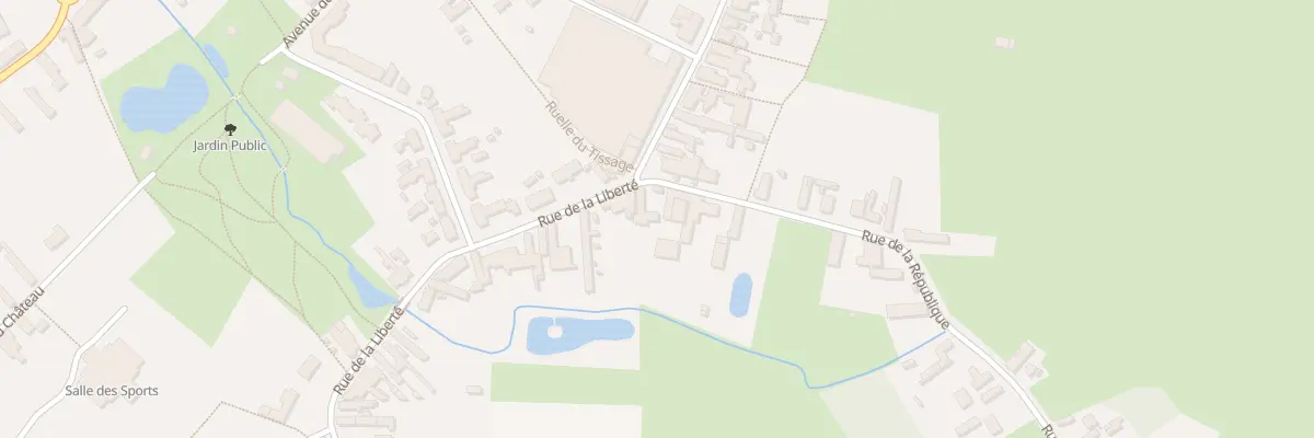 Plan du 2 Rue de la Republique à Bousies