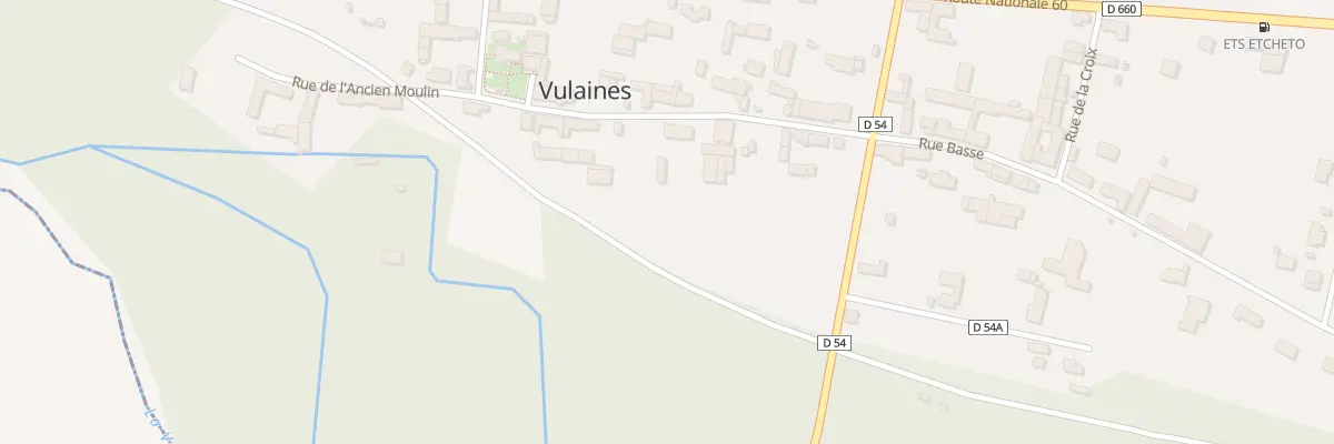 Plan du 12 Rue de l’Ancien Moulin à Vulaines