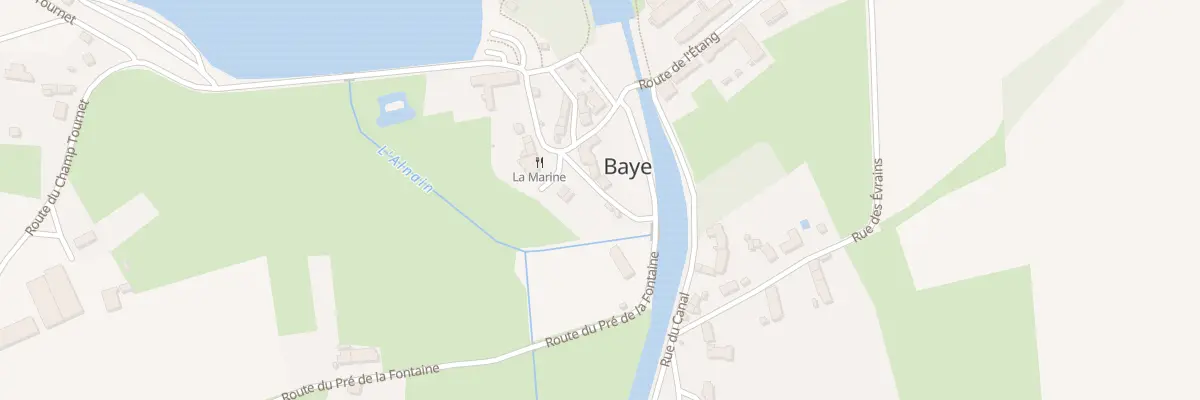 Plan du 4 Rte du Pré de la Fontaine à Bazolles