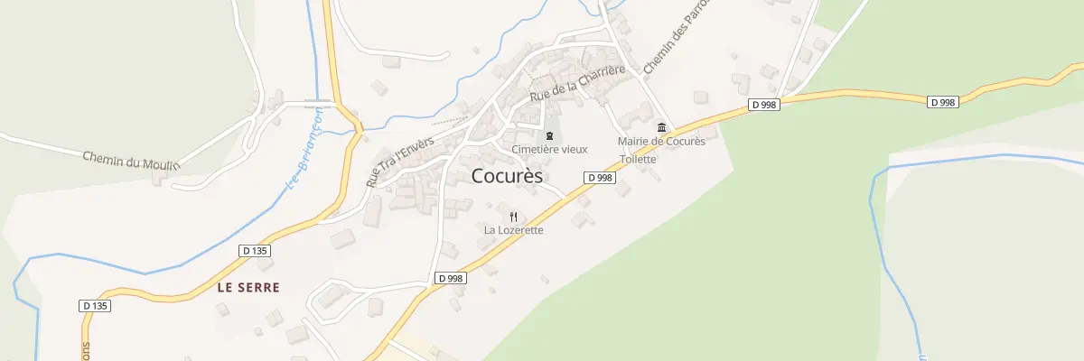 Plan du 5036 Rue de Los Viges à Bédouès-Cocurès