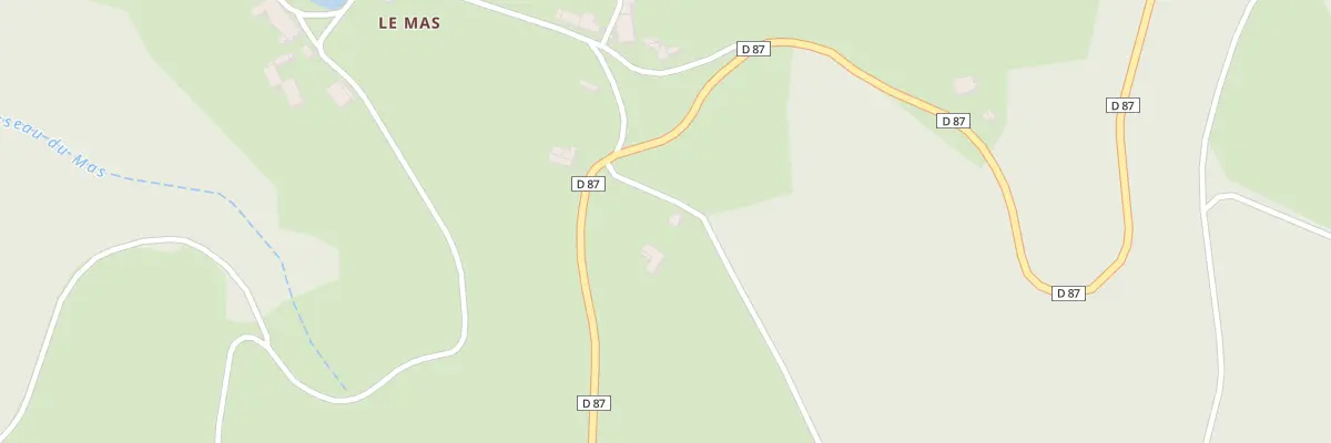 Plan du 5661 Le Mas Sud à Olliergues