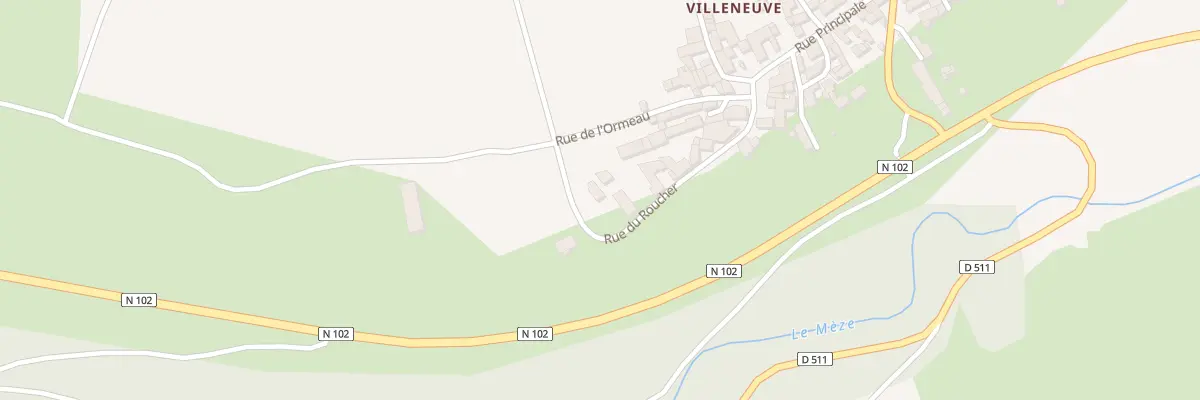 Plan du 10 Rue du Roucher à Sainte-Eugénie-de-Villeneuve