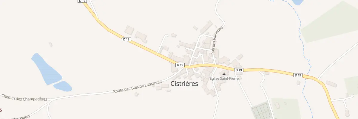 Plan du 5002 Le Bourg à Cistrières