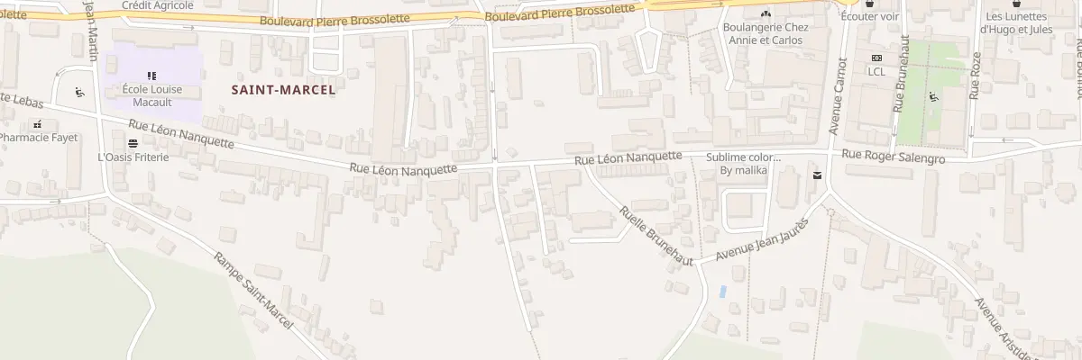 Plan du 74 Rue Léon Nanquette à Laon