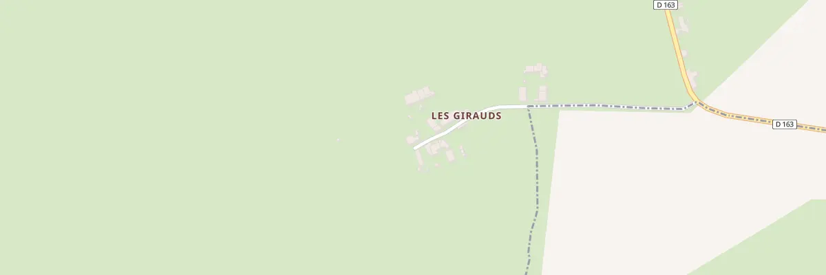 Plan du 7 Vge des Girauds à Chavroches
