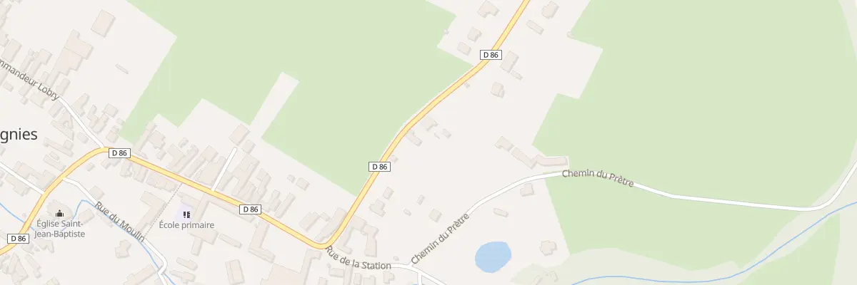 Plan du 8 Rte de le Quesnoy à Ghissignies