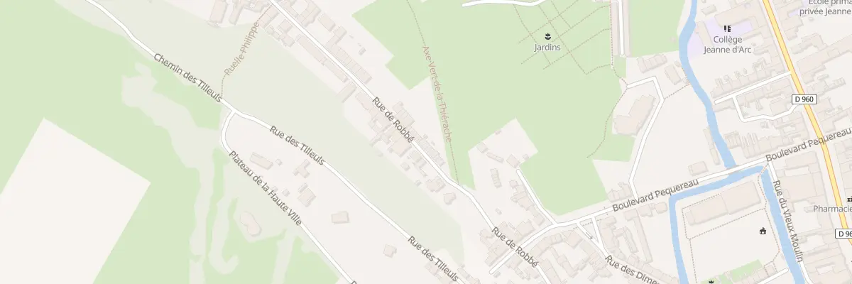 Plan du 302 Rue de Robbé à Guise