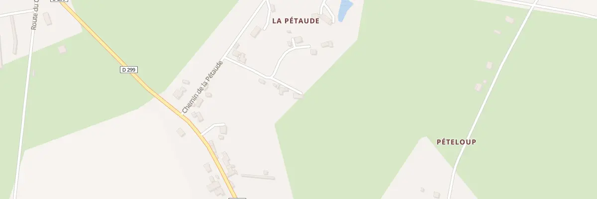 Plan du 5131 La Petaude à Paray-le-Frésil