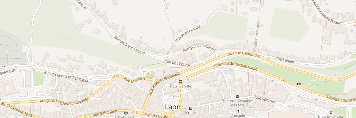 Plan du 14 Rue de l’Eperon à Laon