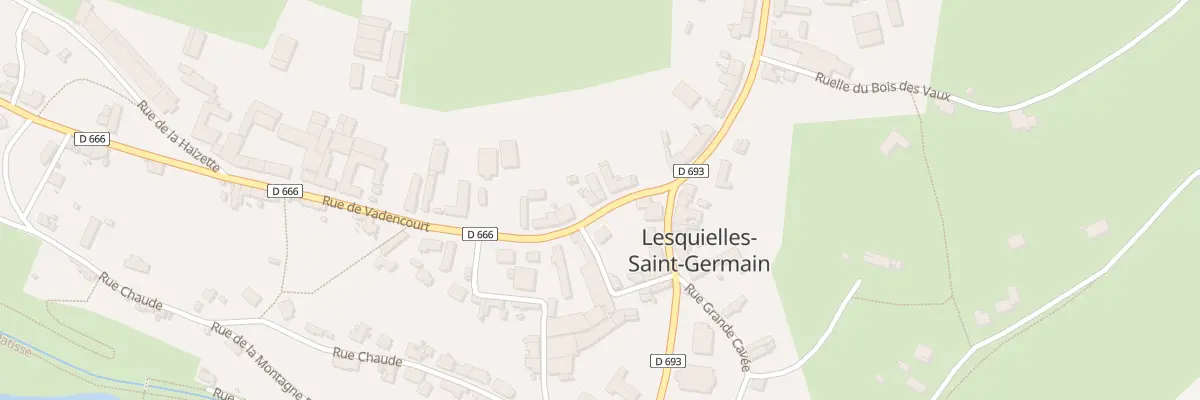 Plan du 6 Rue de Vadencourt à Lesquielles-Saint-Germain