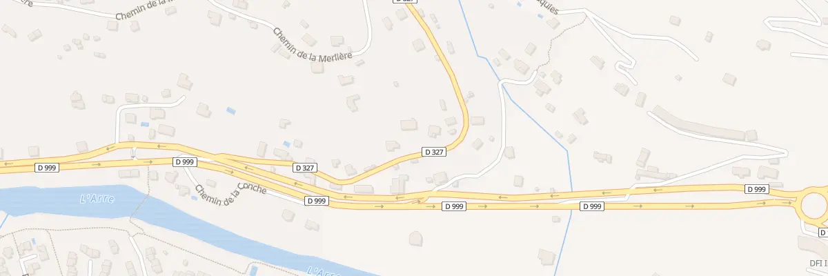 Plan du 275 Rte de Paillerols Cd 327 au Vigan