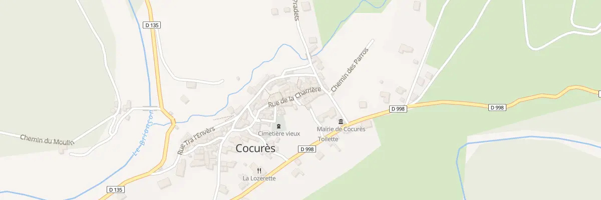 Plan du 5021 Rue de la Charrière à Bédouès-Cocurès