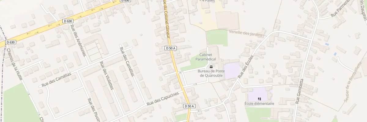 Plan du 64 Rue du Colonel Glineur à Quarouble