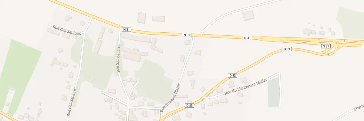 Plan du 2 Rue du Mont-plaisir à Bazoches-et-Saint-Thibaut
