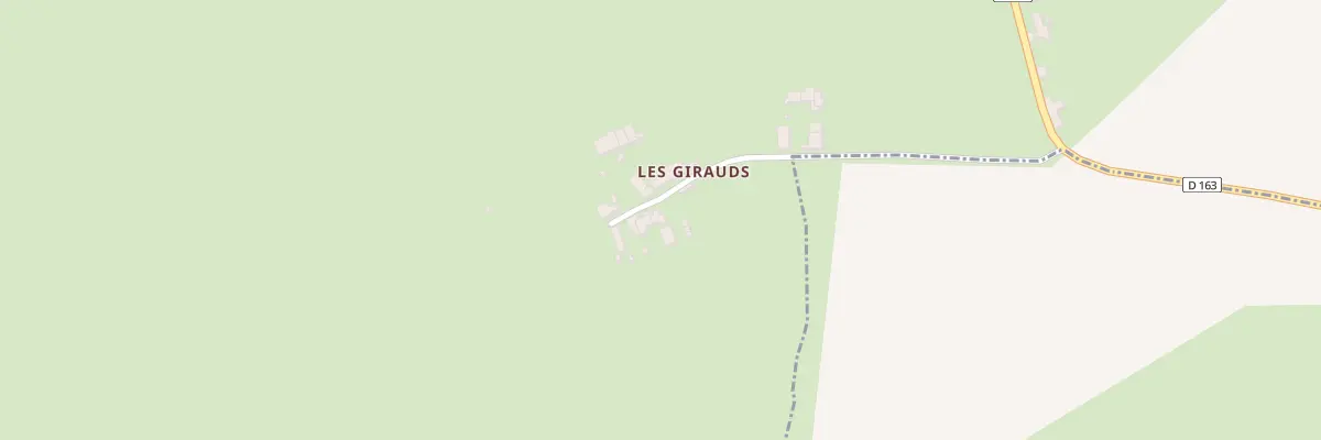 Plan du 1 Vge des Girauds à Chavroches