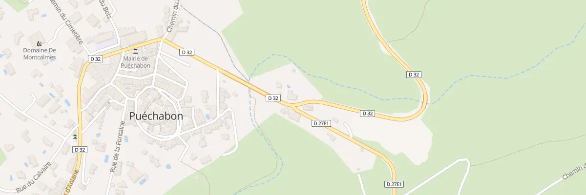Plan du 9 Rte de Montpellier à Puéchabon