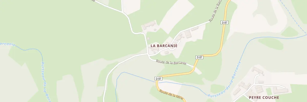 Plan du 5231 La Barcanie à La Chapelle-Agnon