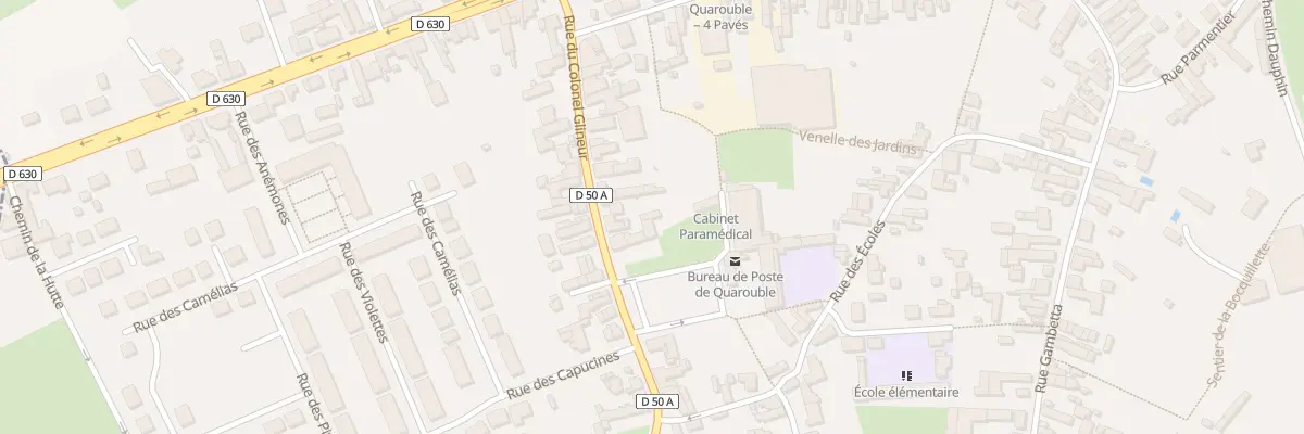 Plan du 68 Rue du Colonel Glineur à Quarouble