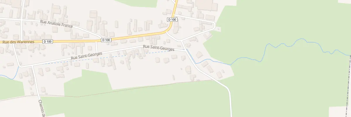 Plan du 62 Rue Saint Georges à Poix-du-Nord