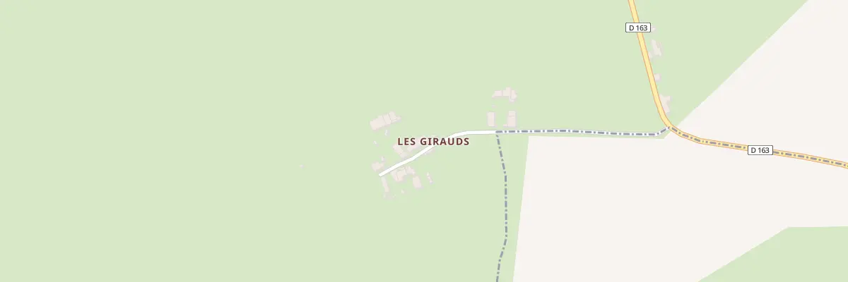 Plan du 6 Vge des Girauds à Chavroches