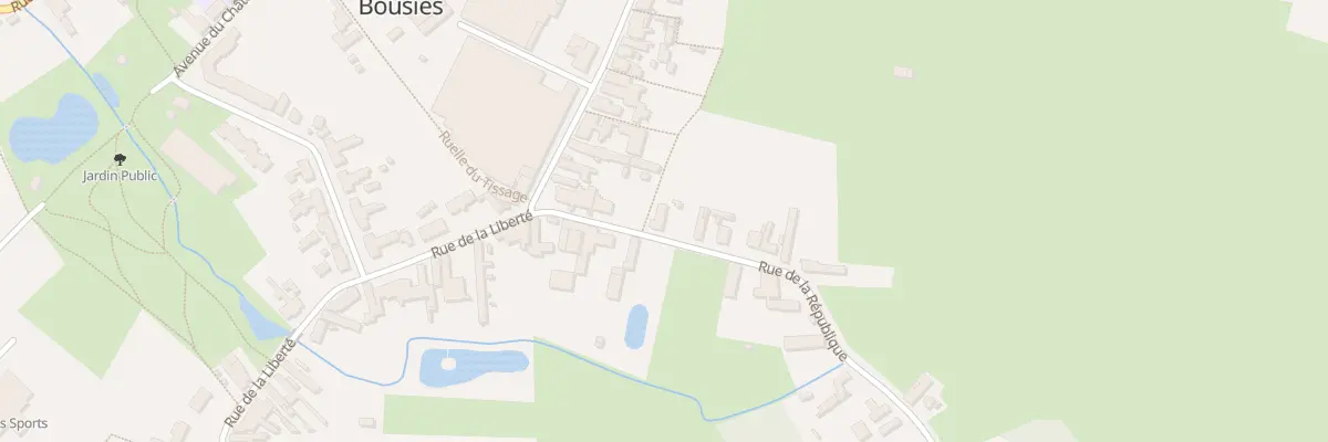 Plan du 9 Rue de la Republique à Bousies
