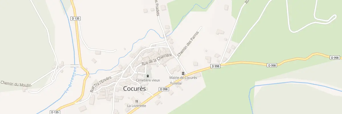 Plan du 5024 Rue de la Charrière à Bédouès-Cocurès