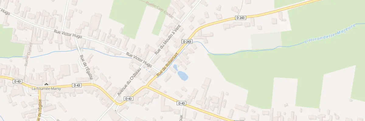 Plan du 10 Rue de Robersart à Bousies