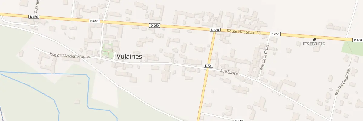 Plan du 21 Rue de l’Ancien Moulin à Vulaines
