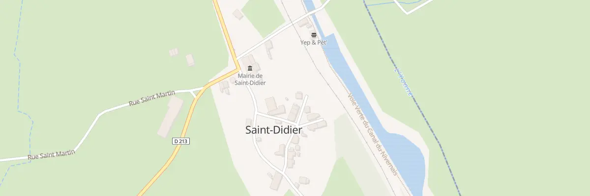 Plan du 1 Rue de la Roche à Saint-Didier
