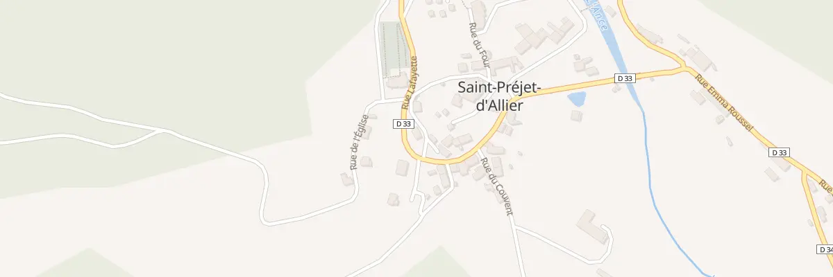 Plan du 5041 Le Bourg à Saint-Préjet-d’Allier