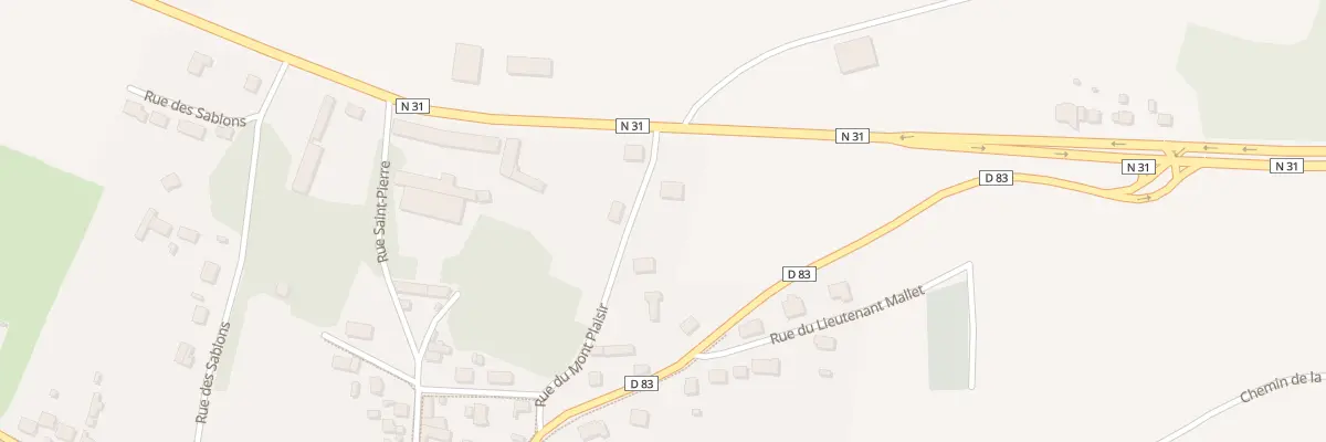 Plan du 1 Rue du Mont-plaisir à Bazoches-et-Saint-Thibaut