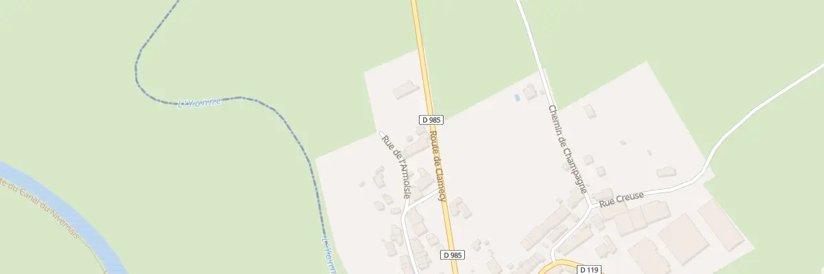 Plan du 35 Le Bourg à Flez-Cuzy