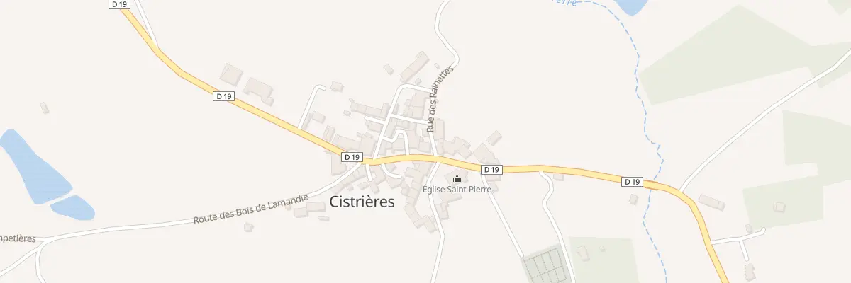 Plan du 5016 Le Bourg à Cistrières