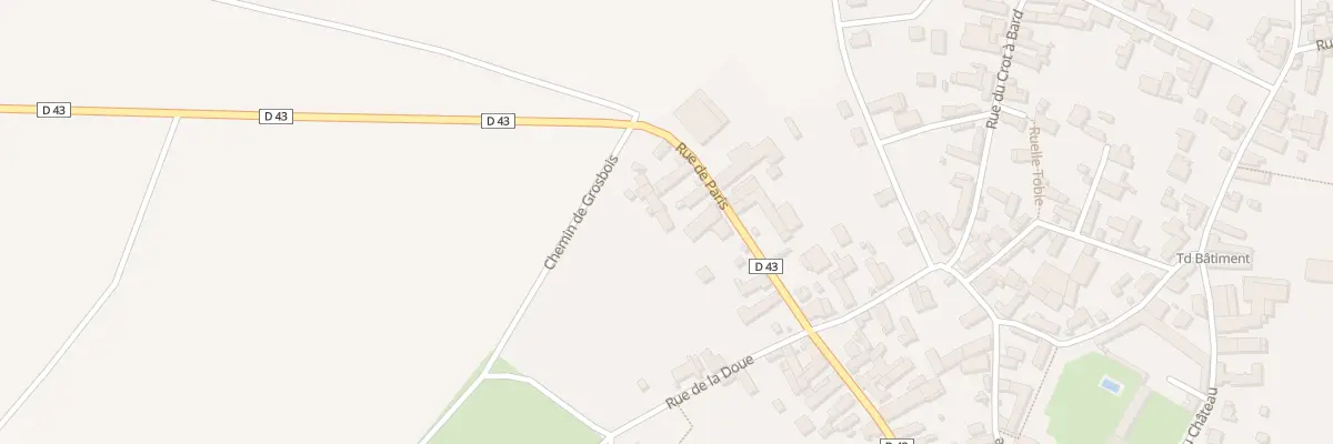 Plan du 3 Chem de Grosbois à Mont-Saint-Sulpice