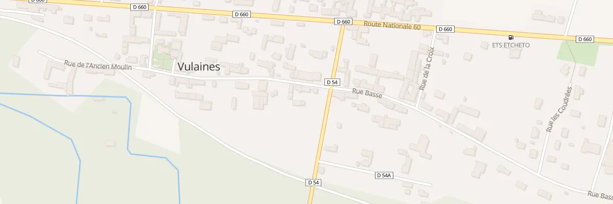 Plan du 20 Rue de l’Ancien Moulin à Vulaines