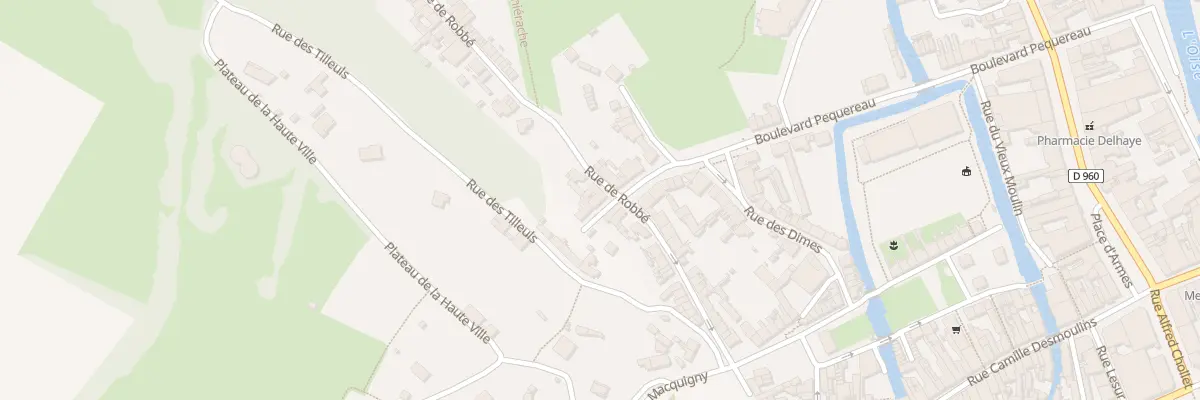 Plan du 155 Rue de Robbé à Guise