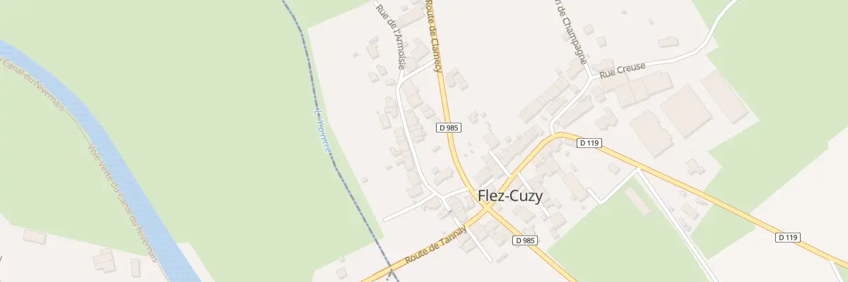 Plan du 17 Le Bourg à Flez-Cuzy