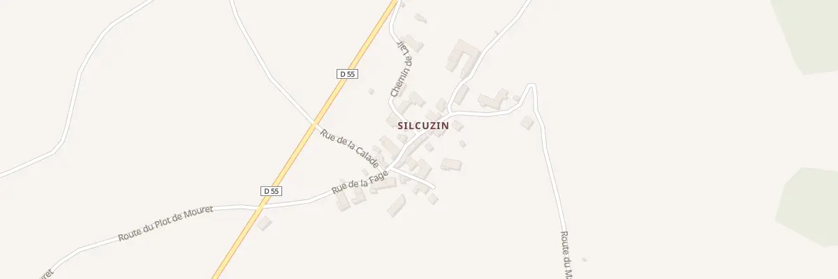Plan du 5282 Silcuzin à Siaugues-Sainte-Marie