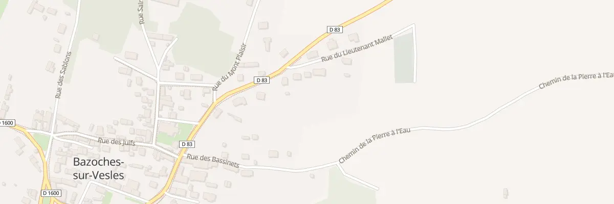 Plan du 4 Rue du Lieutenant Mallet à Bazoches-et-Saint-Thibaut