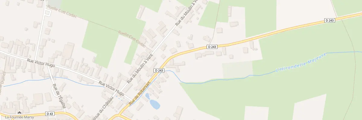 Plan du 20 Rue de Robersart à Bousies