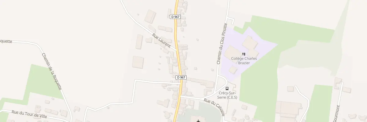 Plan du 36 Rue Laurent à Crécy-sur-Serre