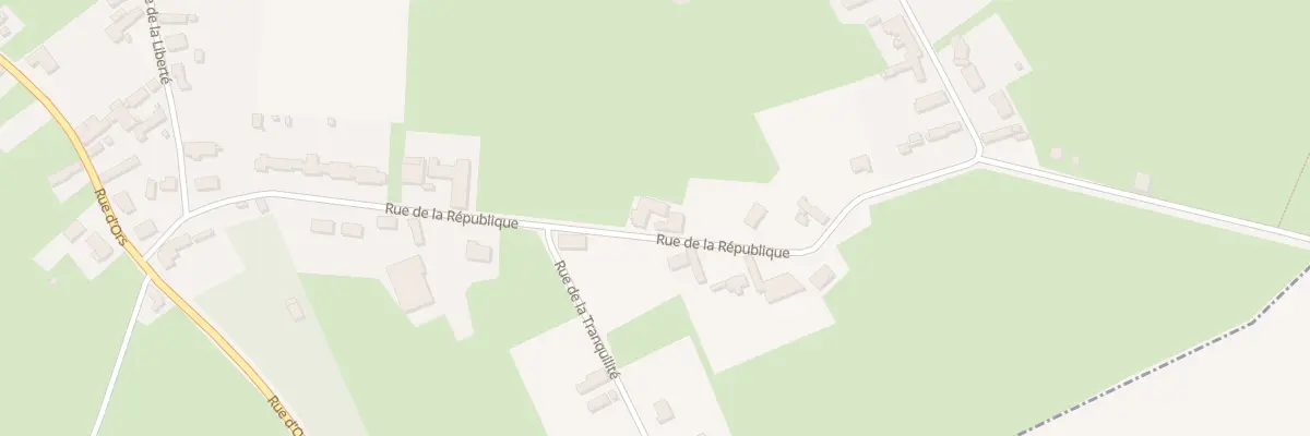 Plan du 68 Rue de la Republique à Bousies