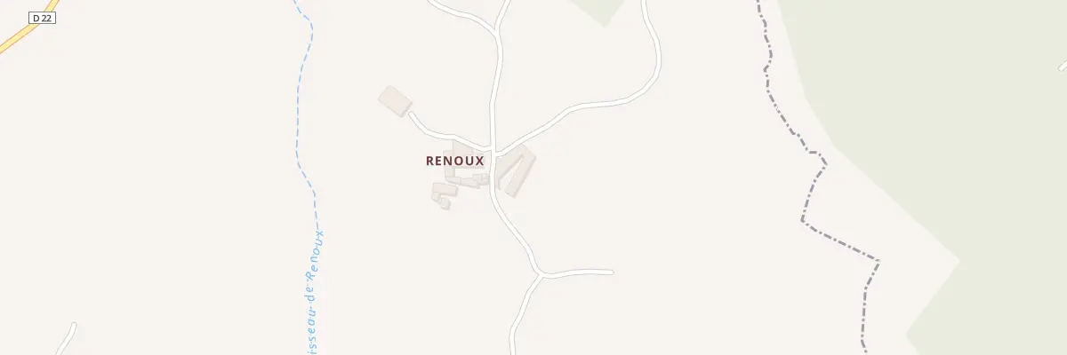 Plan du 5068 Les Renoux à Collat