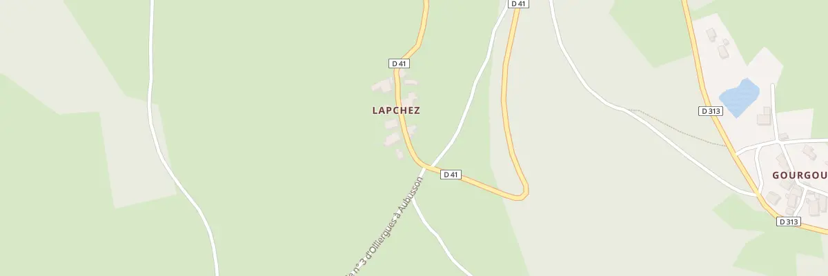 Plan du 5568 Lapchez à Augerolles