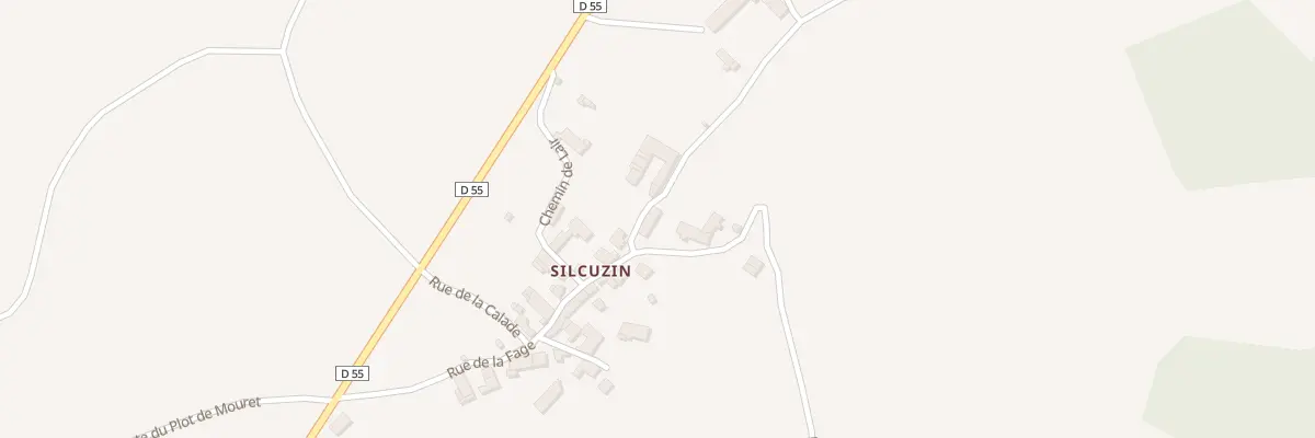 Plan du 5288 Silcuzin à Siaugues-Sainte-Marie