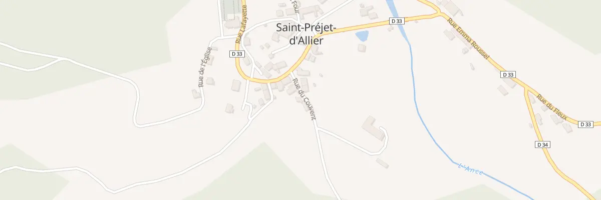 Plan du 50 Rue du Couvent à Saint-Préjet-d’Allier